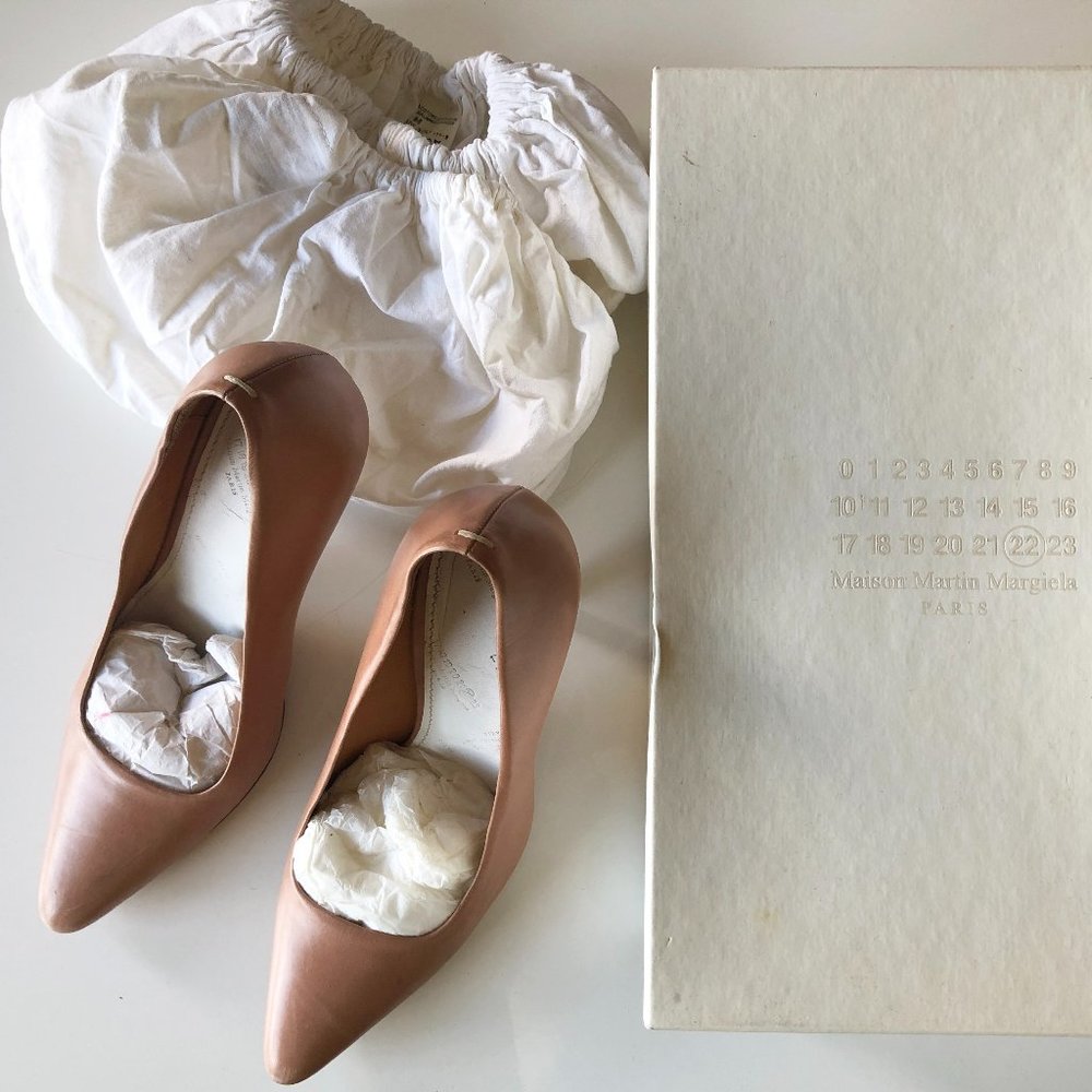 Maison Margiela Nude Pump (Size 7/37) 100mm / 3.75"